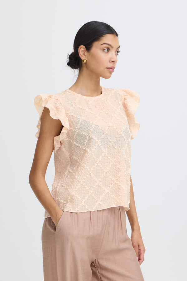 B Young Ilianna Blouse | Cement