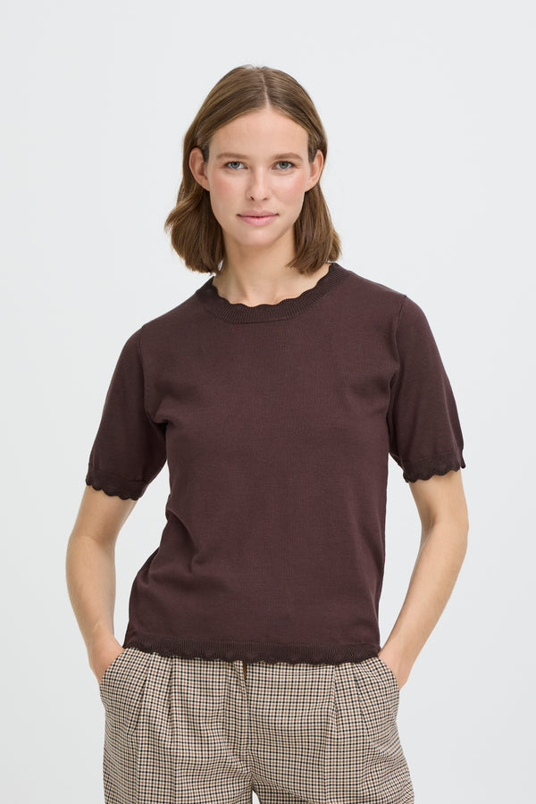 B Young Mmorla Lurex Jumper | Java