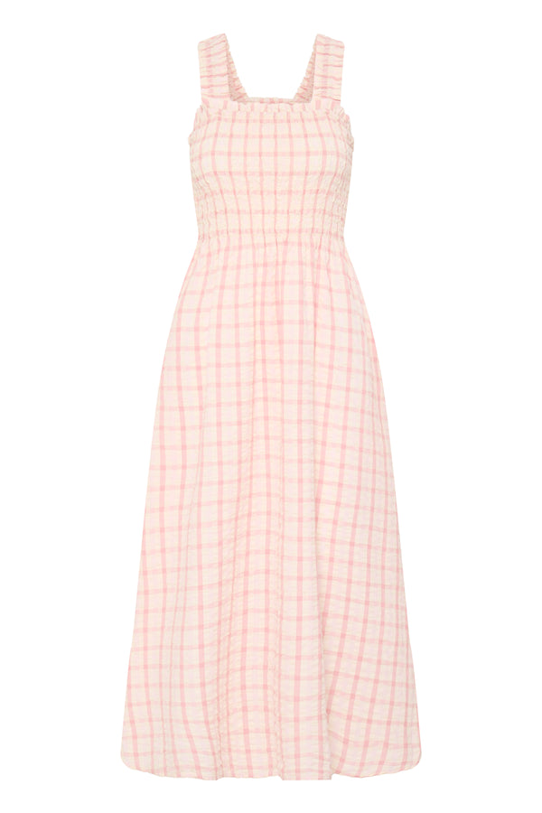 B Young Genya dress | Pink Check