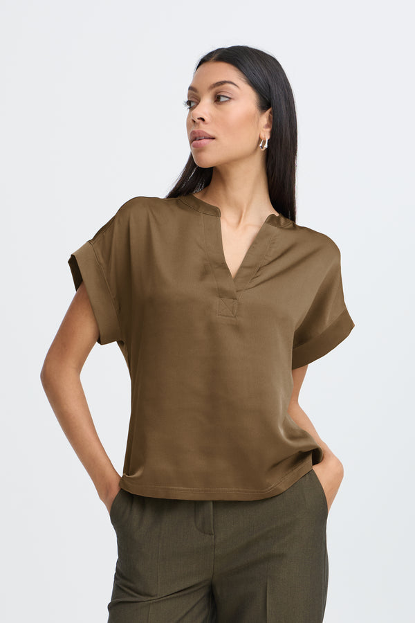 B Young Selita Blouse | Sepia