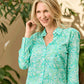 Portimao Cotton Shirt | Aqua