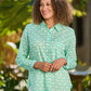 Lisbon Cotton Shirt | Aqua