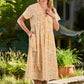 Portici Cotton Dress | Gold