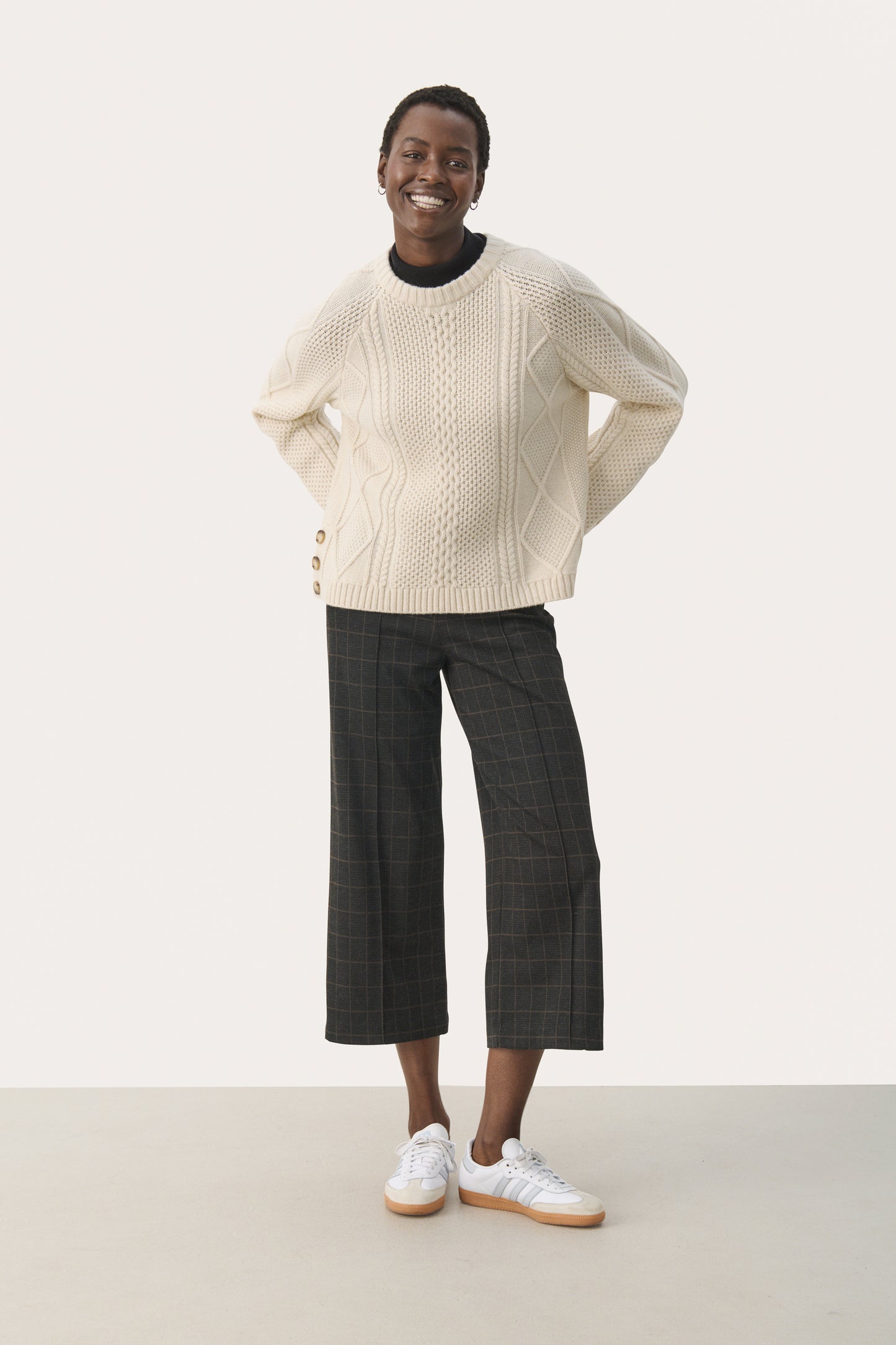Part Two Ilisan Trousers | Grey Check