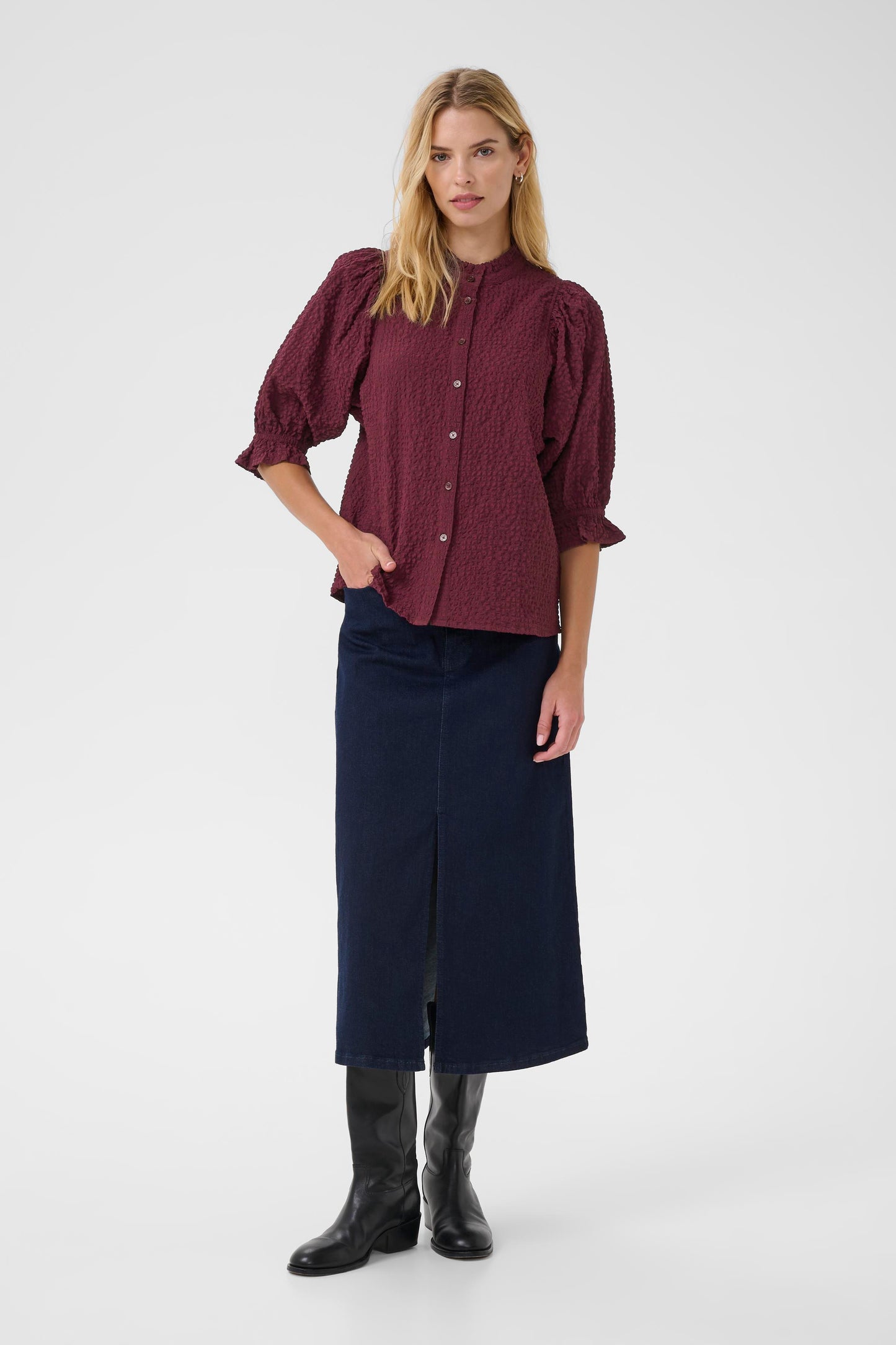 Part Two Toni Blouse | Tawney Port