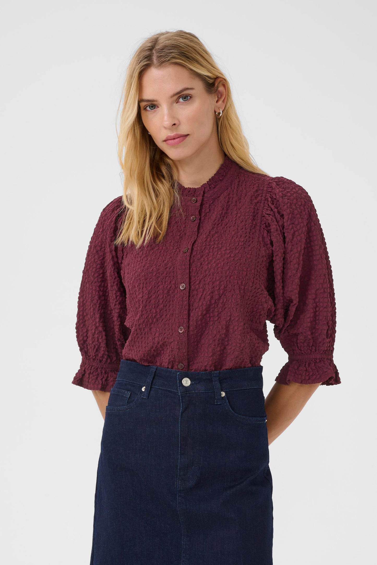 Part Two Toni Blouse | Tawney Port