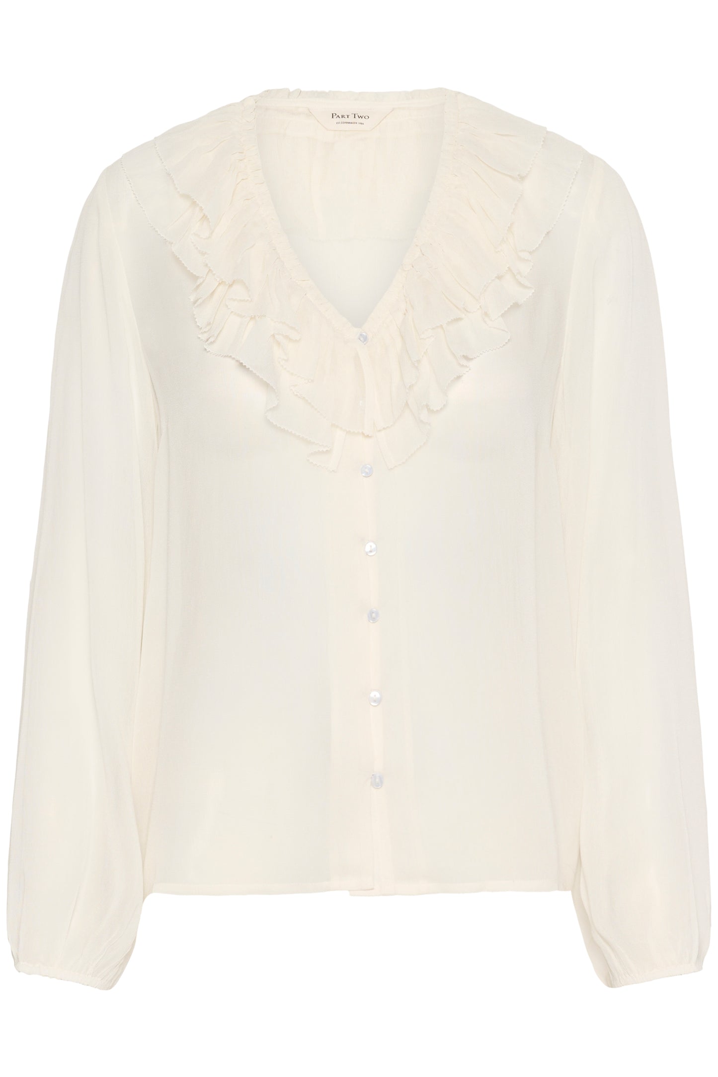 Part Two SanazPW Blouse | Eggnog
