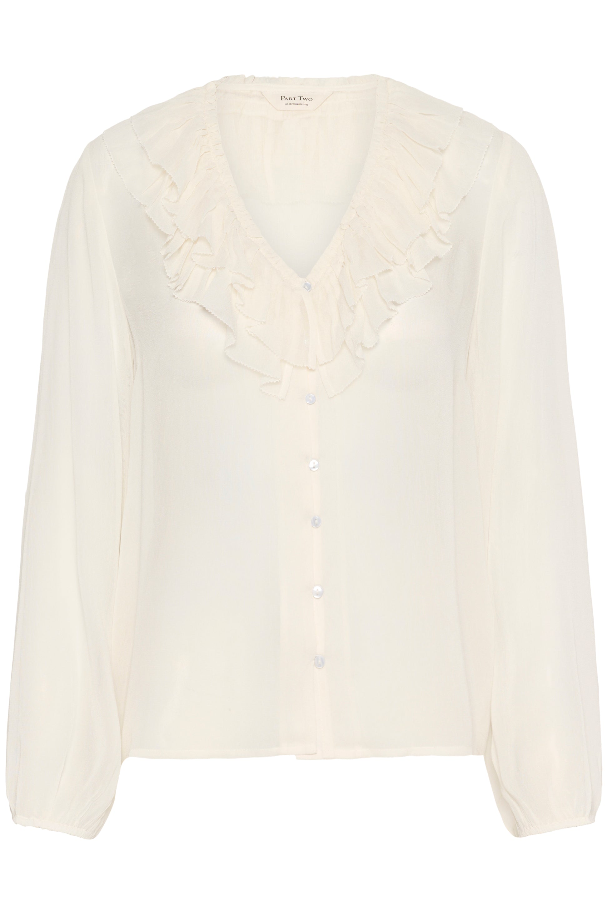 Part Two SanazPW Blouse | Eggnog