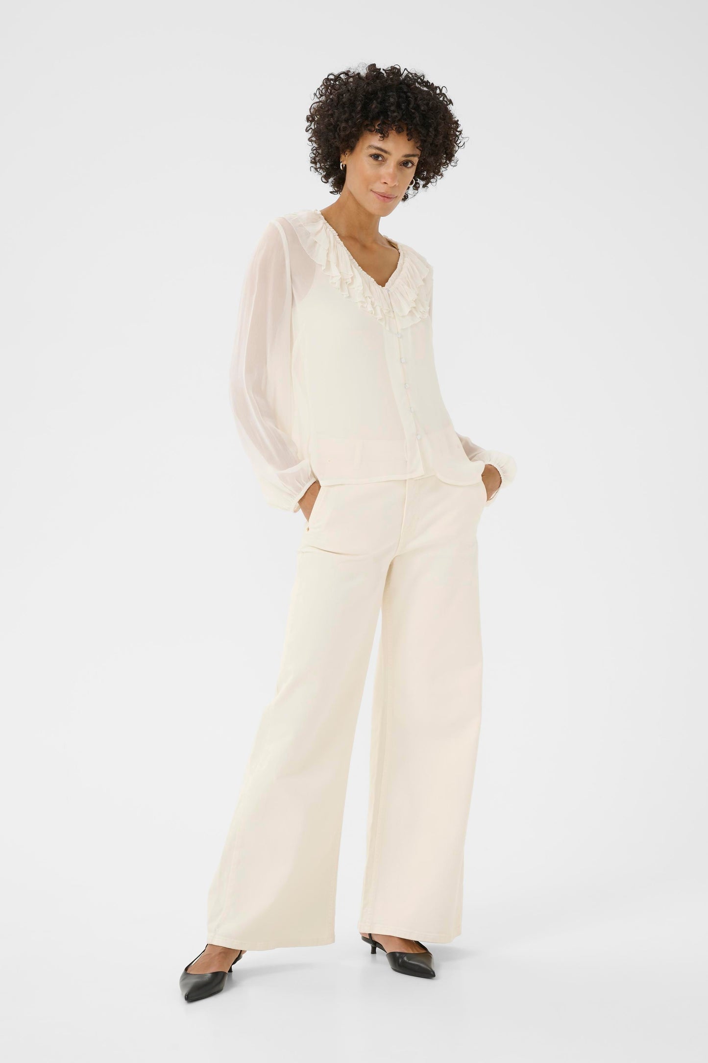 Part Two Sanaz Blouse | Eggnog