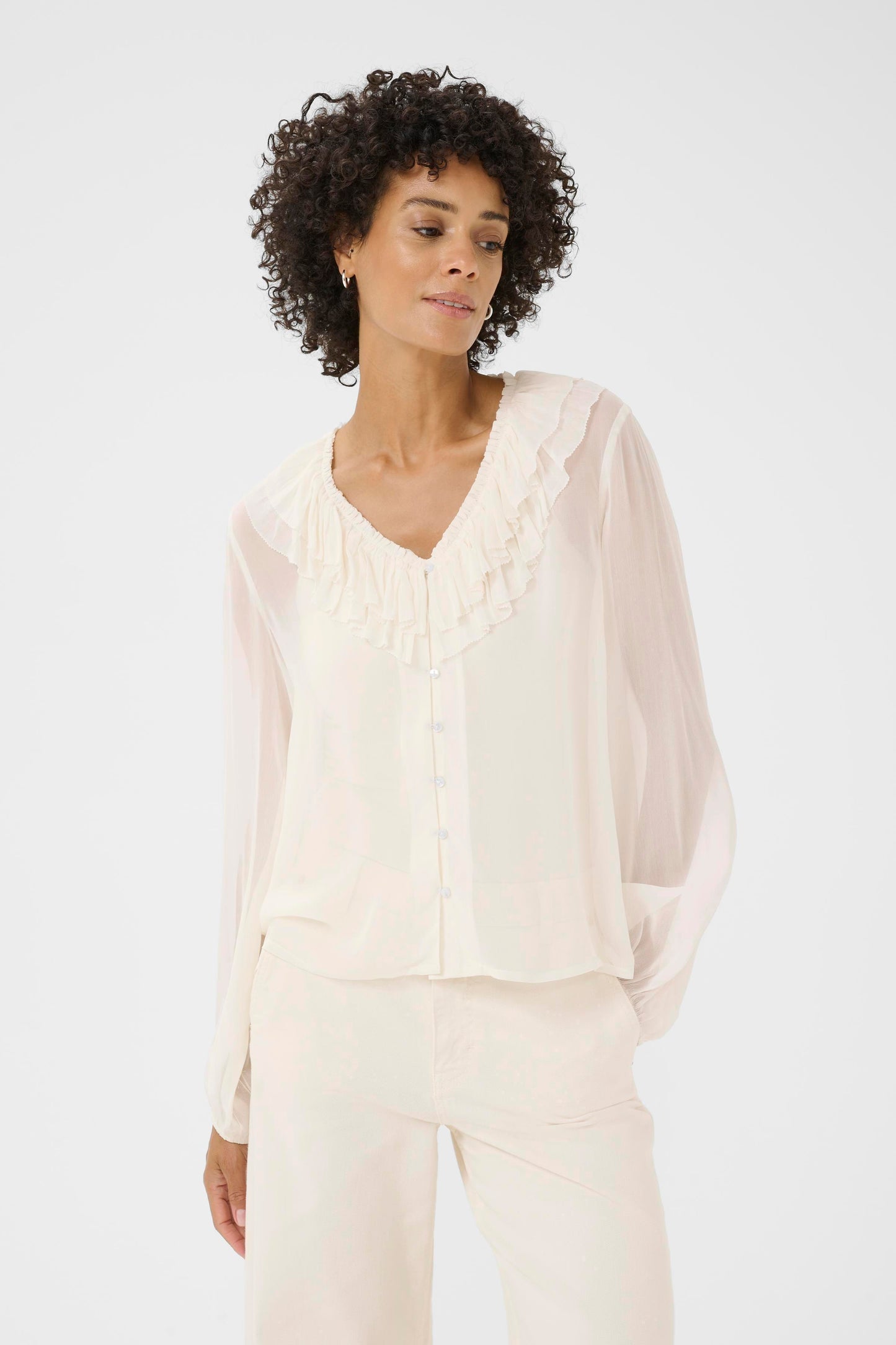 Part Two Sanaz Blouse | Eggnog