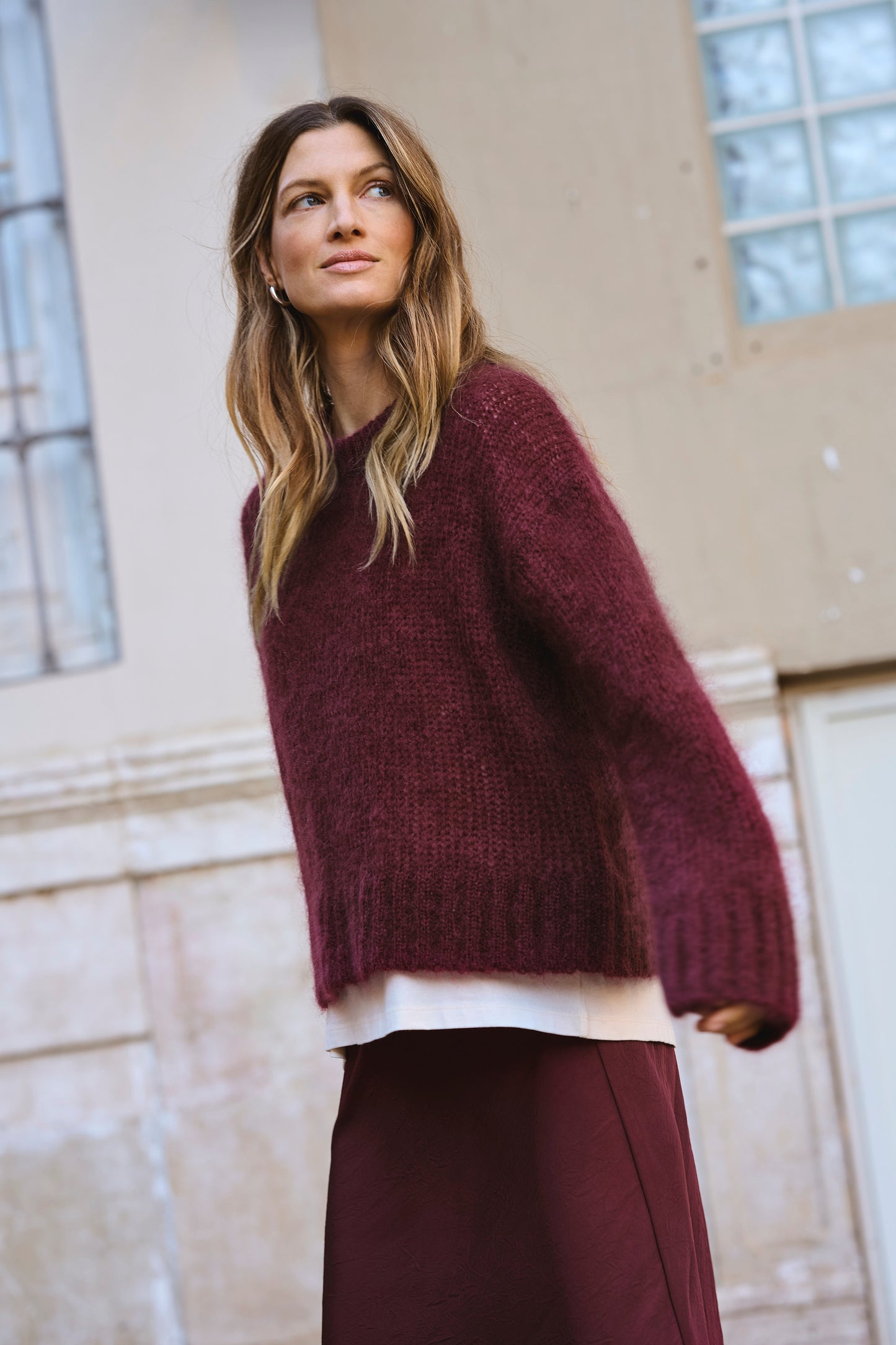 Part Two Sille Pullover | Tawny Port