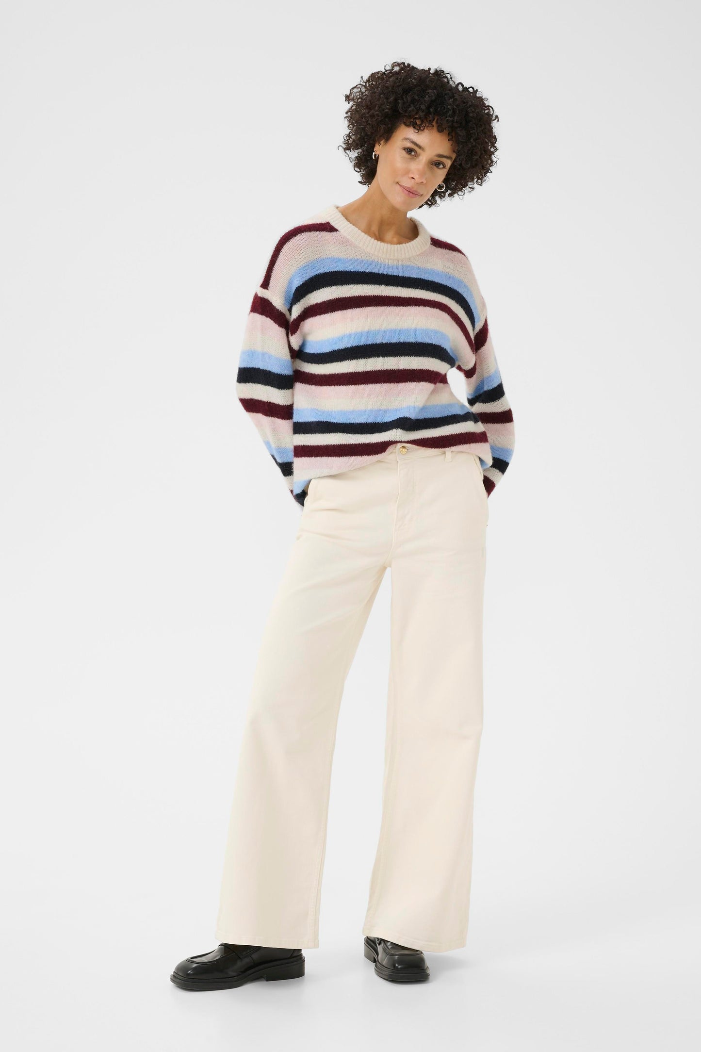 Part Two Spencer Pullover | Multi Stripe