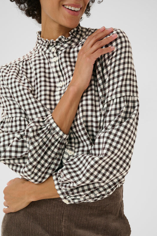 Part Two Samilla Shirt | Garnache Mini Check