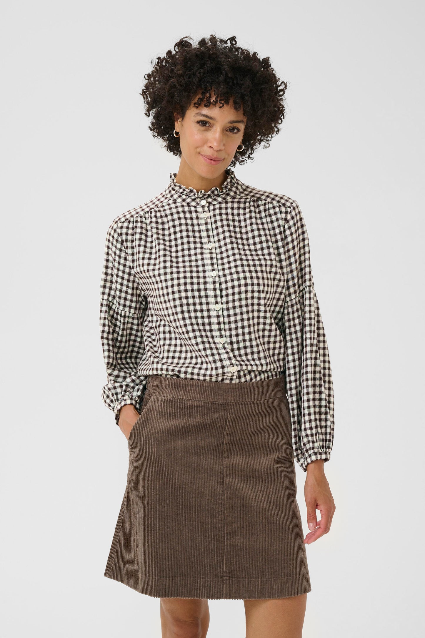 Part Two Samilla Shirt | Garnache Mini Check