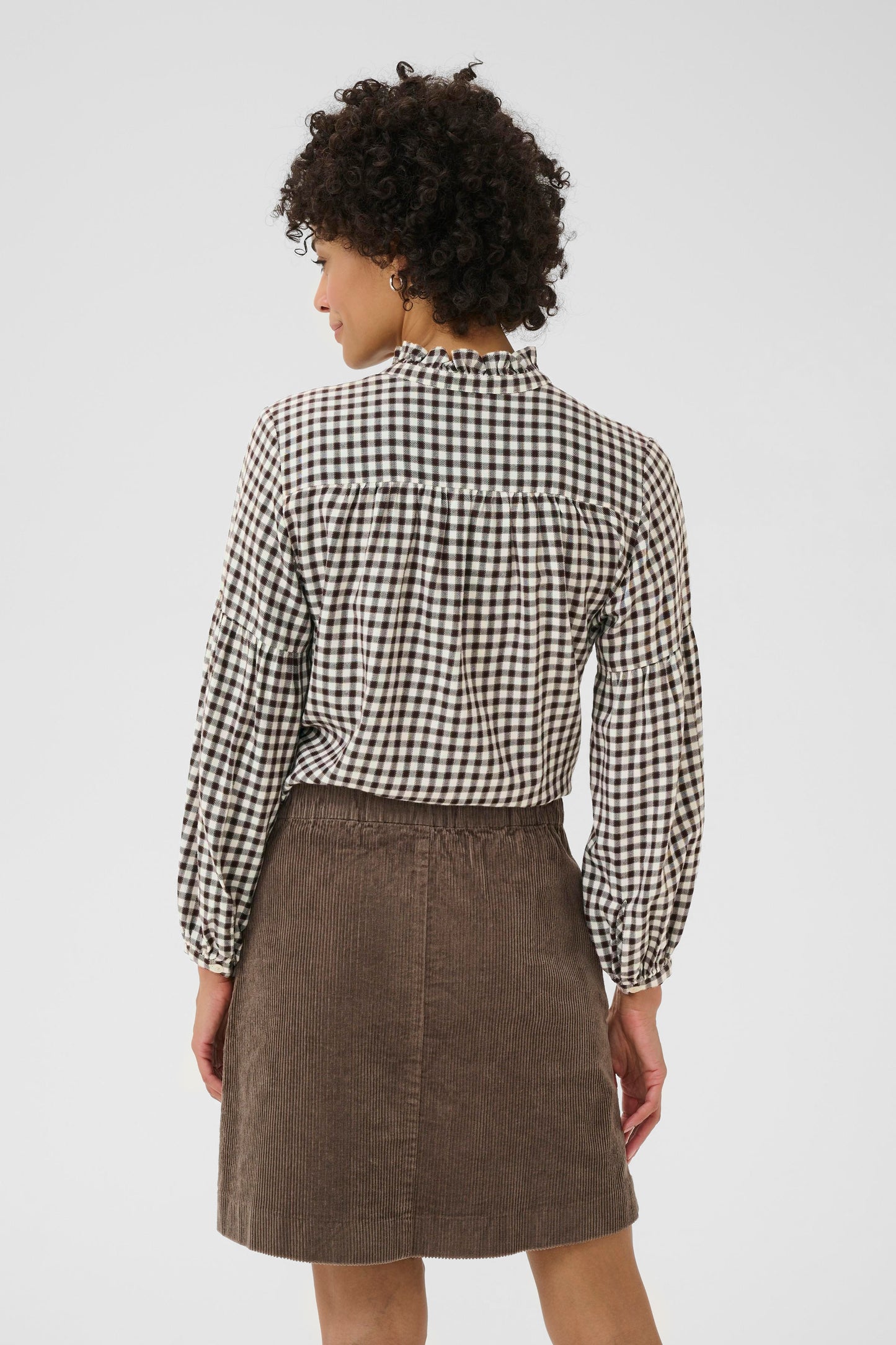 Part Two Samilla Shirt | Garnache Mini Check