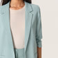 Soaked in Luxury Shirley Blazer | Silver Blue