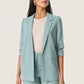 Soaked in Luxury Shirley Blazer | Silver Blue