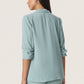 Soaked in Luxury Shirley Blazer | Silver Blue