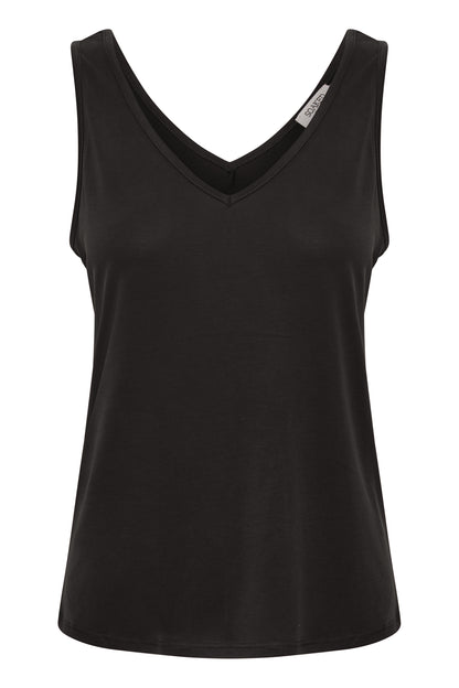 Soaked in Luxury Columbine Tank Top | Black