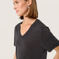 Soaked in Luxury Columbine T-Shirt | Black