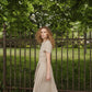 Soaked in Luxury Arjana Maxi Dress | Khaki Green & White Dot