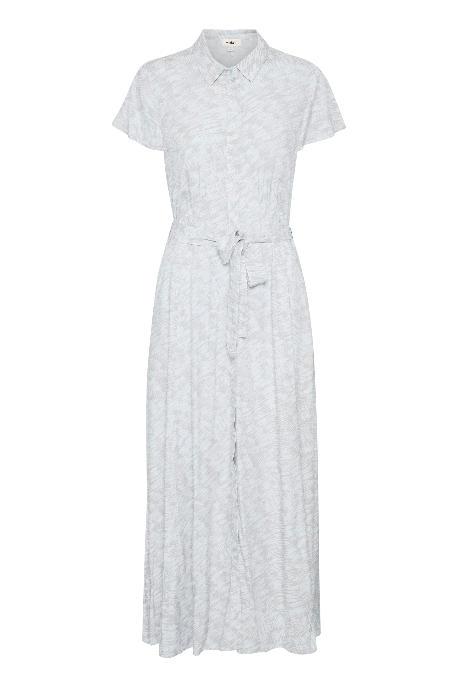 Soaked in Luxury Arjana Maxi Dress | Silver Blue Stoke