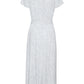 Soaked in Luxury Arjana Maxi Dress | Silver Blue Stoke