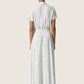 Soaked in Luxury Arjana Maxi Dress | Silver Blue Stoke
