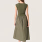 Soaked in Luxury Simone Phoebe Dress | Grape Leaf