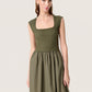 Soaked in Luxury Simone Phoebe Dress | Grape Leaf