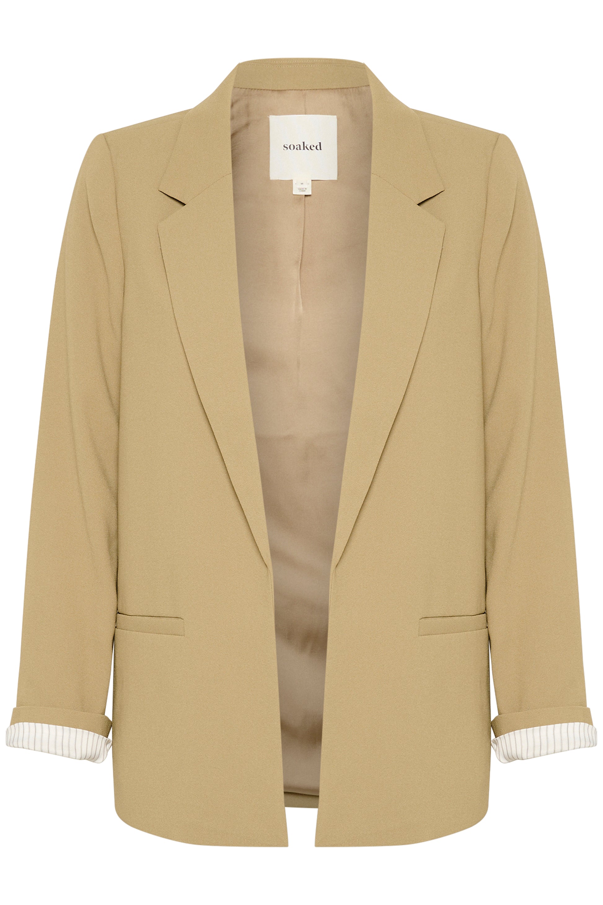 Soaked in Luxury Shirley Fold-Up Blazer | Elmwood