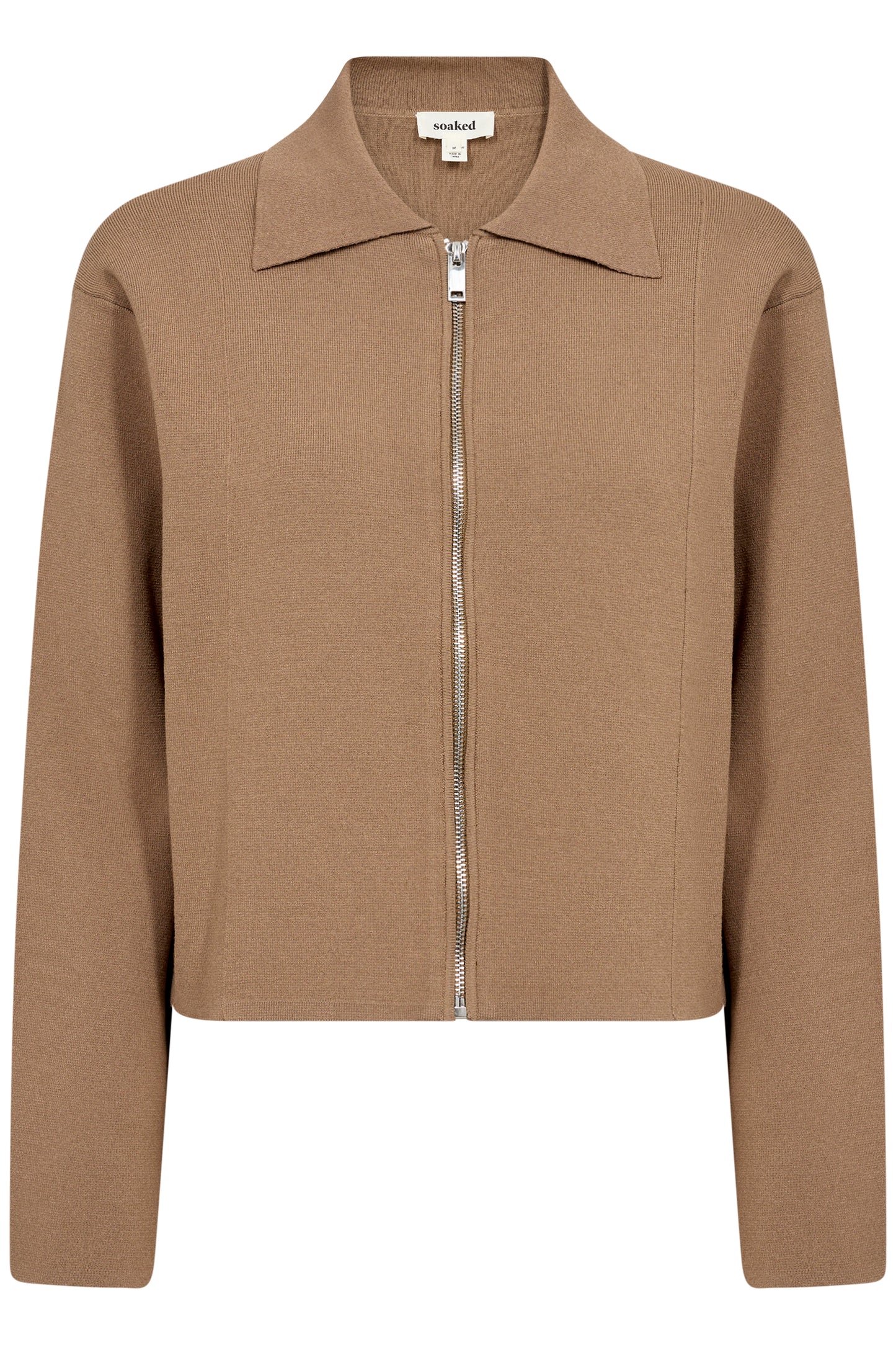 Soaked in Luxury Lidya Zipped Cardigan | Elmwood