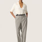 Soaked in Luxury Spina Polo Pullover | Whisper White