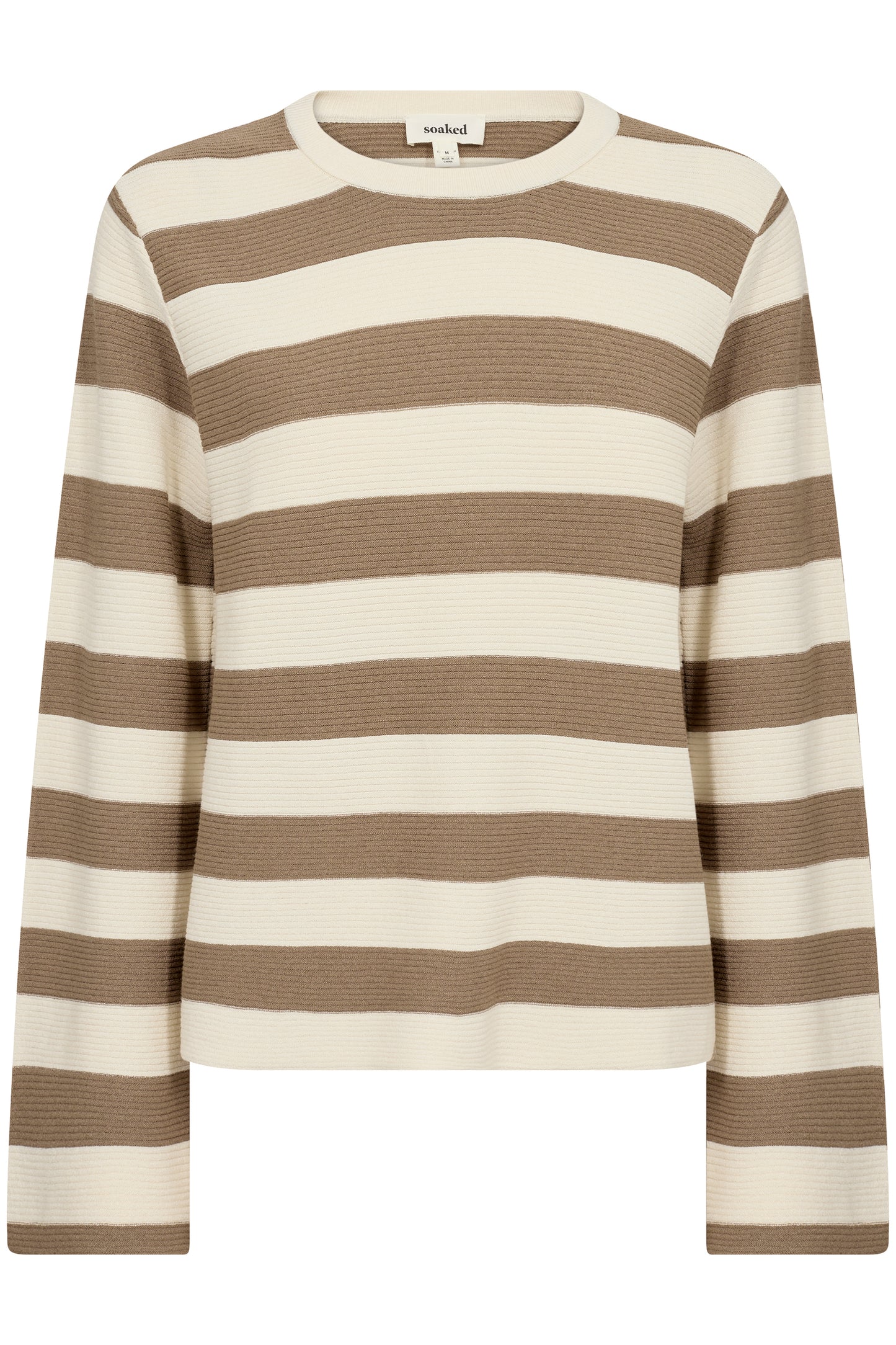 Soaked in Luxury Lidya Pullover | Elm & White Stripe