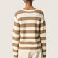 Soaked in Luxury Lidya Pullover | Elm & White Stripe