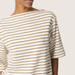 Soaked in Luxury Ingina Sweatshirt | White & Elm Stripe