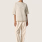 Soaked in Luxury Ingina Sweatshirt | White & Elm Stripe
