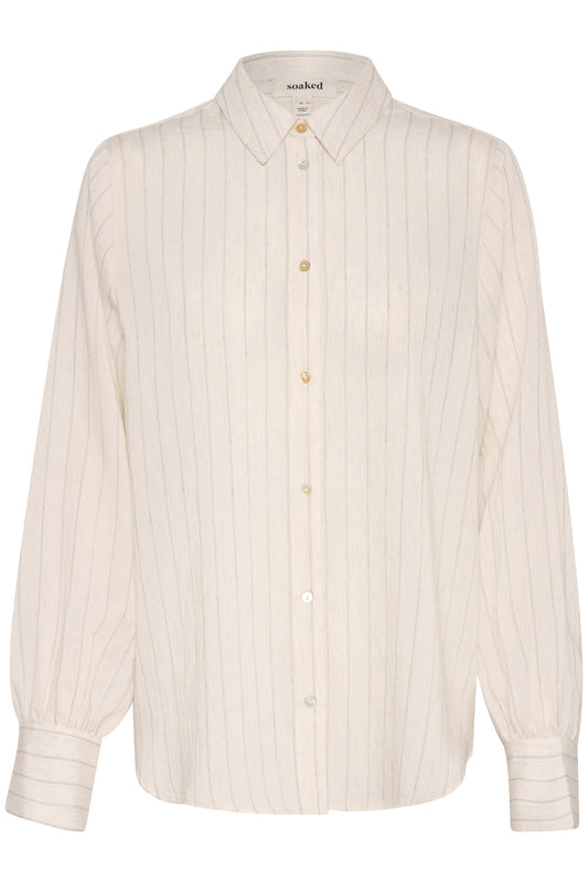 Soaked in Luxury Roya Shirt | Nature Stripe