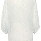 Soaked in Luxury Marta Amily Blouse | Silver Blue Stroke