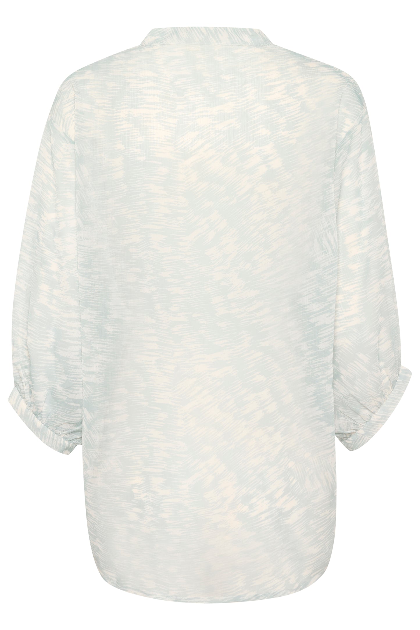 Soaked in Luxury Marta Amily Blouse | Silver Blue Stroke