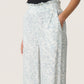 Soaked in Luxury Arjana Zaya Pants | Silver Blue Stroke