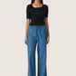 Soaked in Luxury Chamy Faustina Pants | Medium Blue Denim