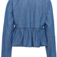 Soaked in Luxury Chamy Shirt Blouse | Medium Blue Denim
