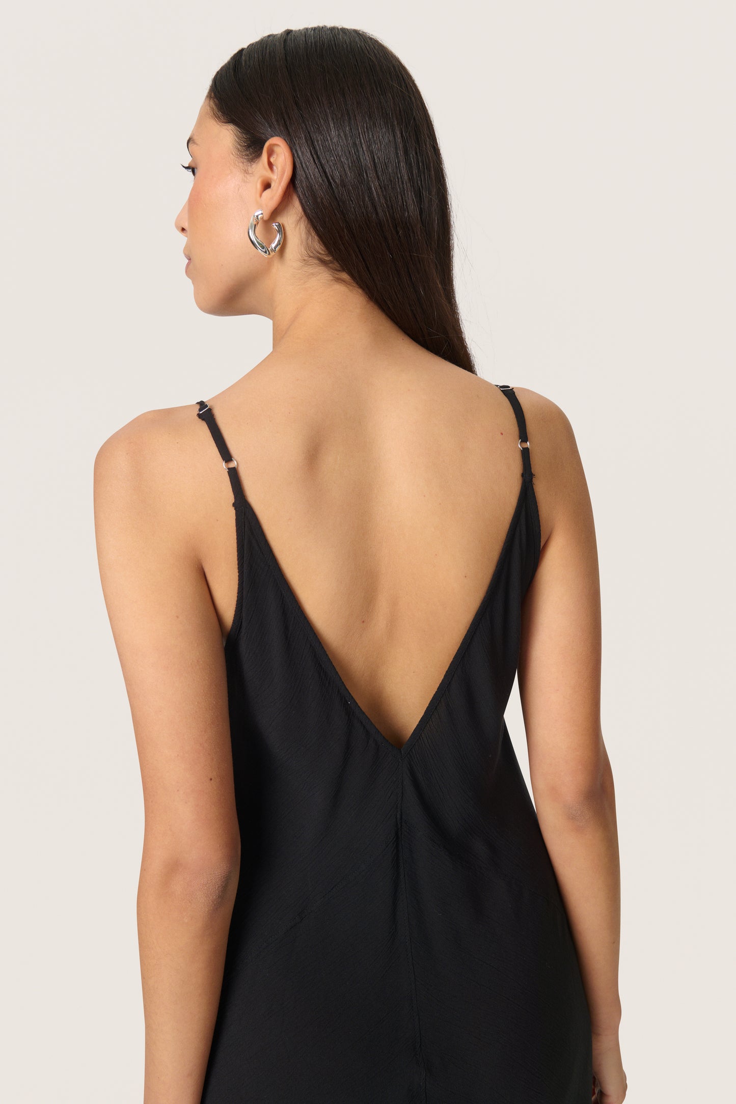 Soaked in Luxury Elonor Strap Dress | Black