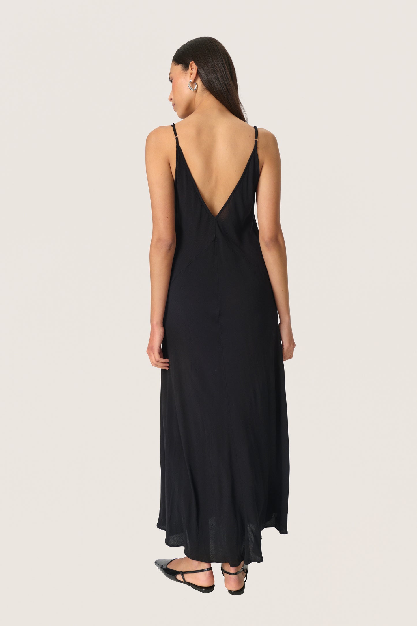 Soaked in Luxury Elonor Strap Dress | Black