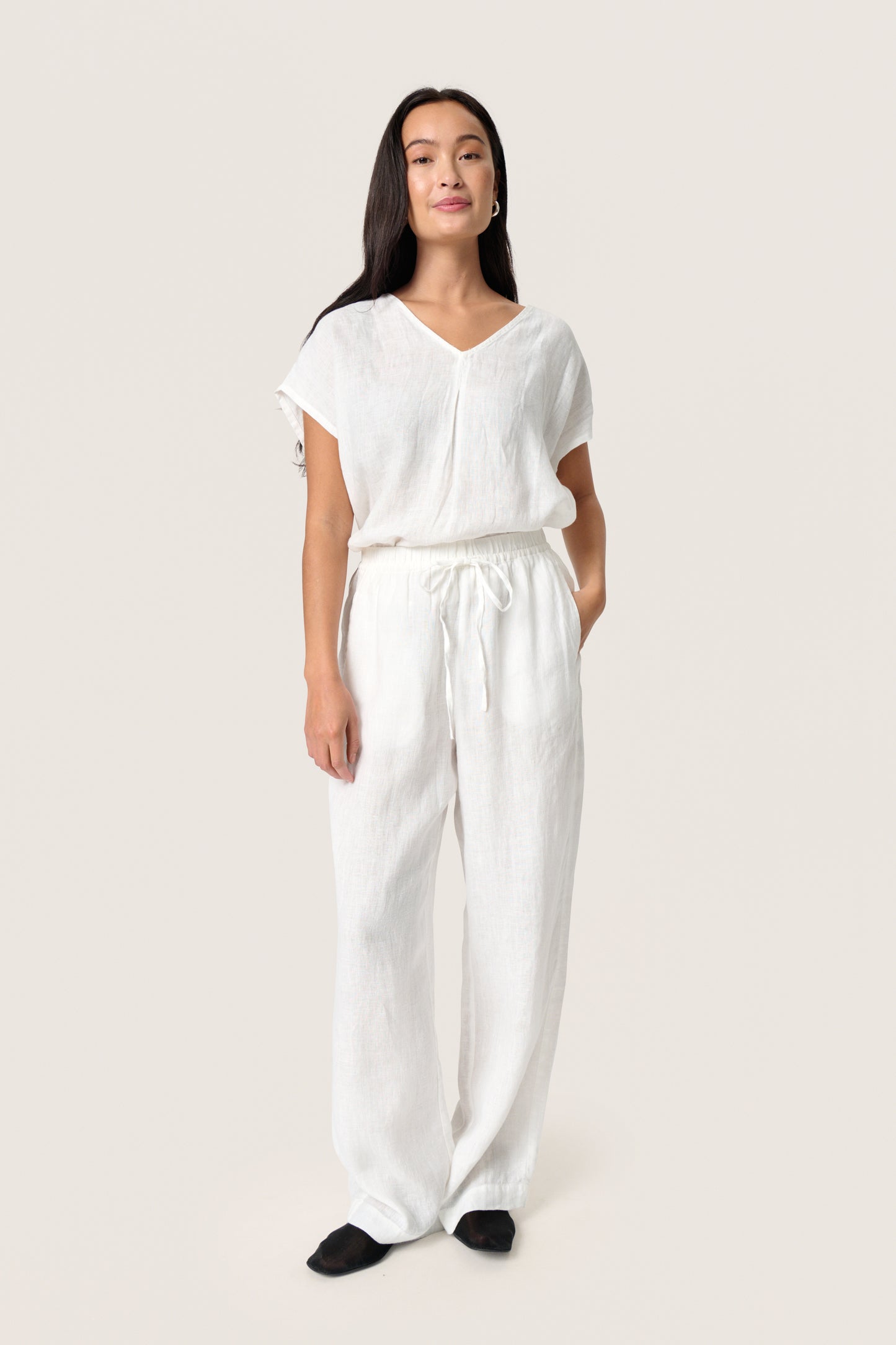 Soaked in Luxury Celian Pants | Broken White