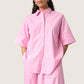 Soaked in Luxury Kaily Shirt | Rose Bloom Stripes