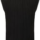 Soaked in Luxury Susanna Knitted Waistcoat | Black