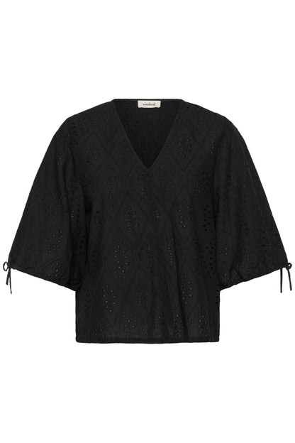 Soaked in Luxury Joella Blouse | Black