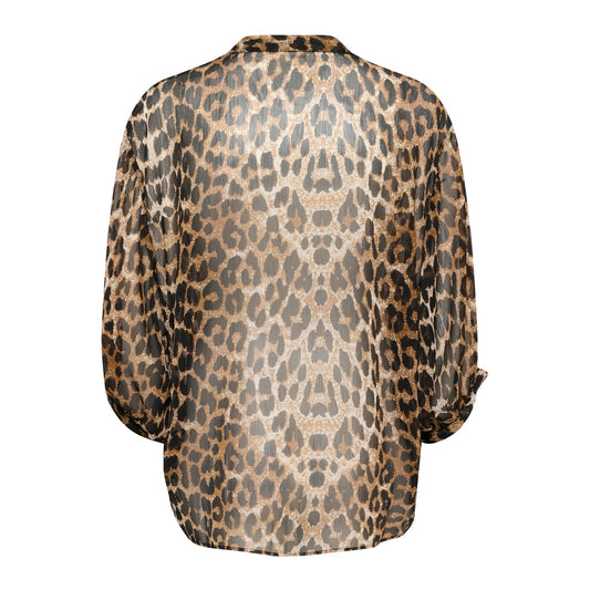 Soaked in Luxury Zakira Amily Blouse | Leopard